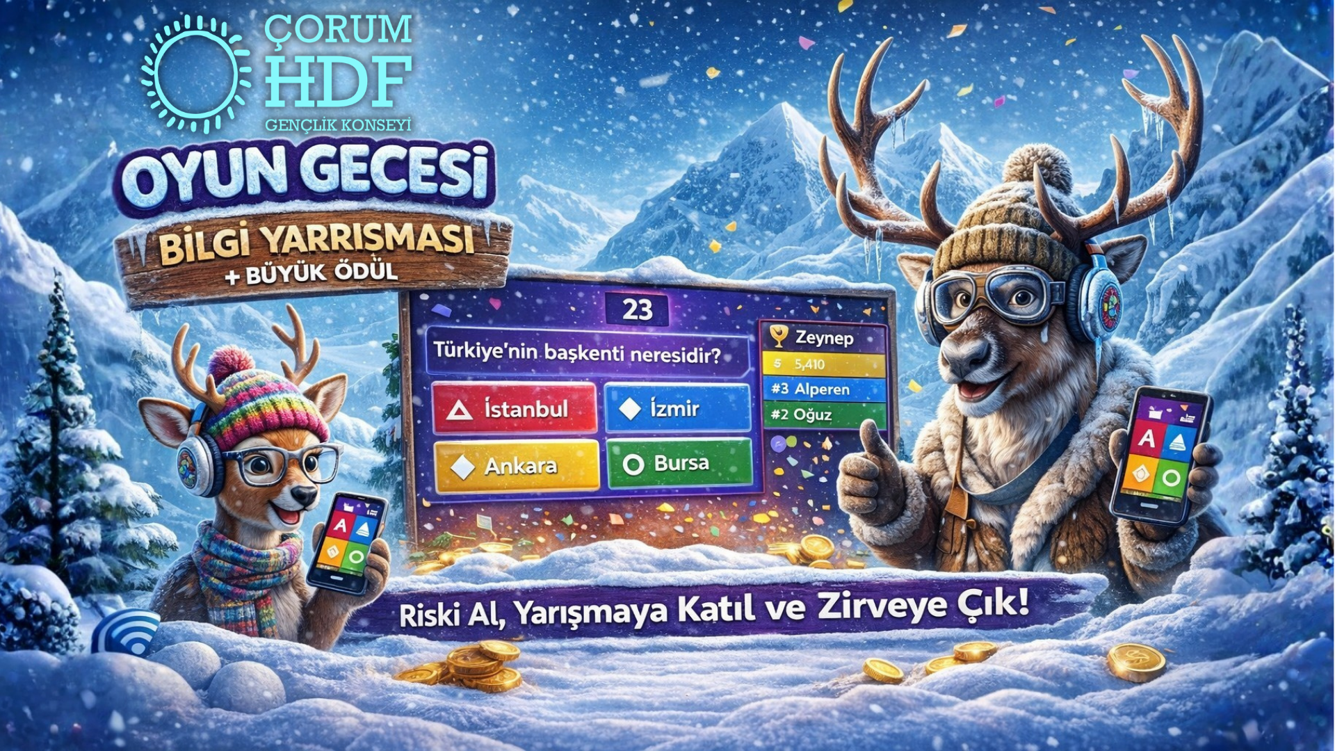Çorum Hitit Gençlik Konseyi Bilgi Yarışması
